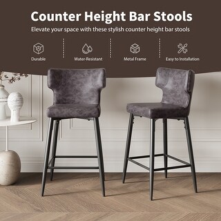 Modern Bar Upholstered Chairs Armless Bar Stool Practical Bar