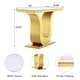 50 inch Luxury Console Table Rectangle Living Room White Sofa Entryway ...