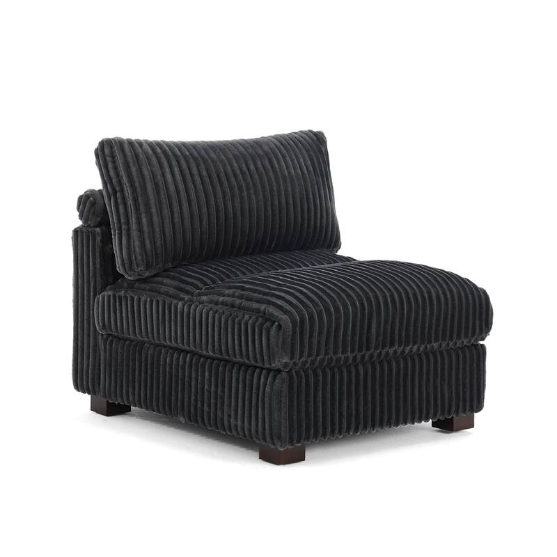 Plush Faux Fur Accent Sofa Chair