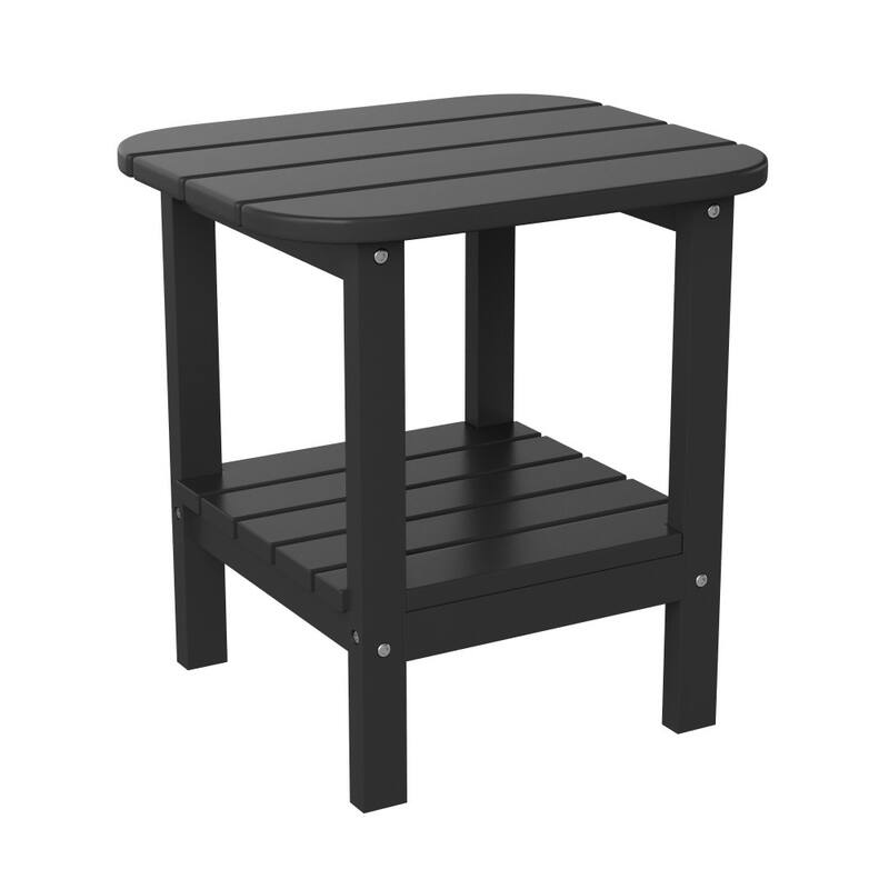 Commercial Grade All-Weather Adirondack Style Patio Side Table