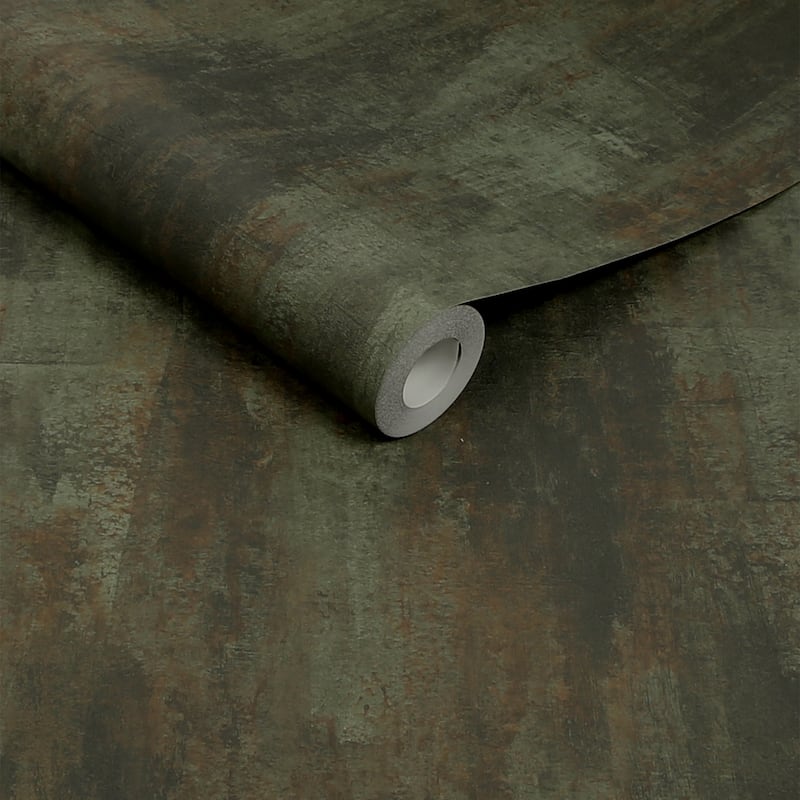 Oxidized Opulence Moss Wallpaper