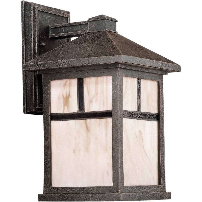 Forte Lighting Craftsman / Mission 1 Light Outdoor Wall Sconce from