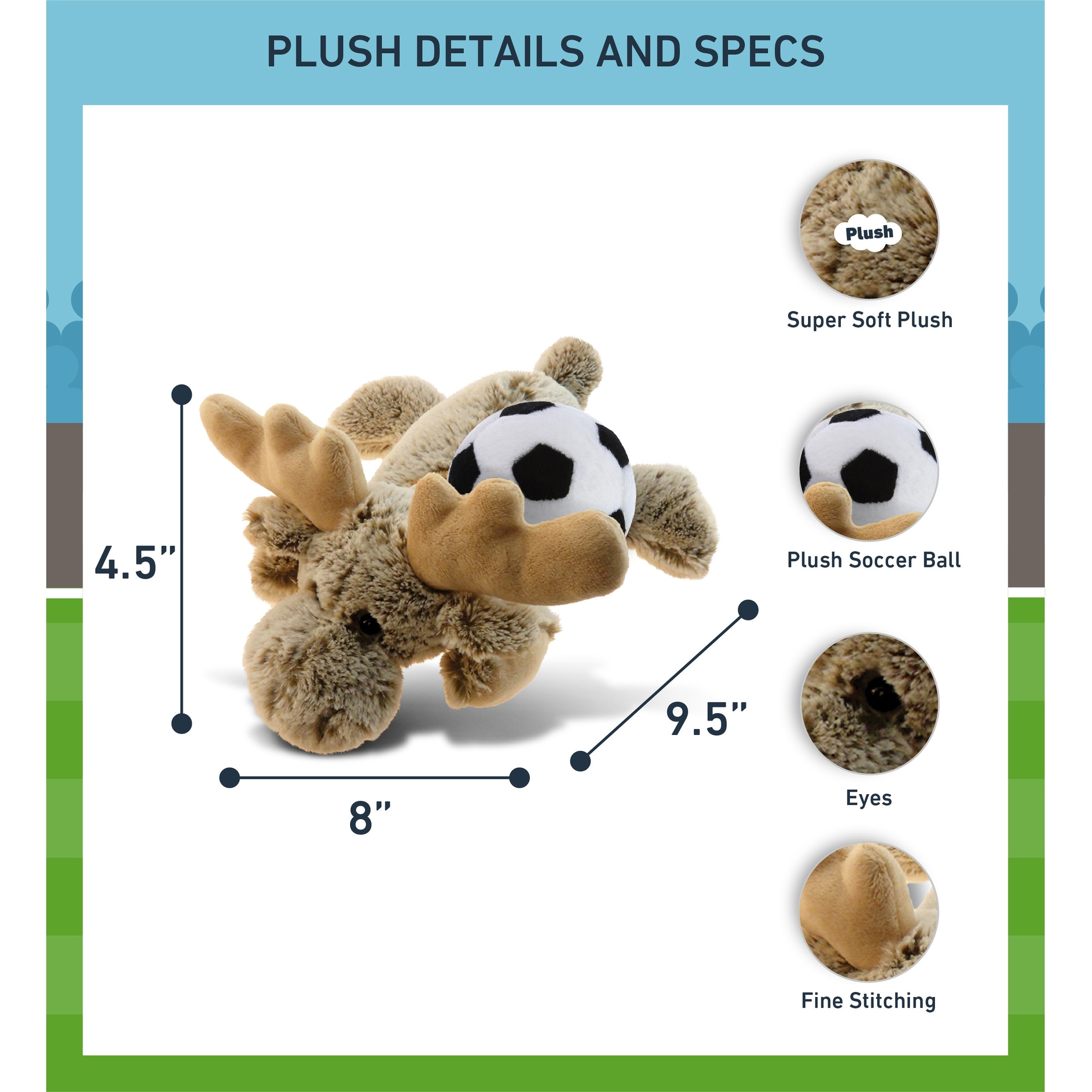 Soccer stuffed animal discount