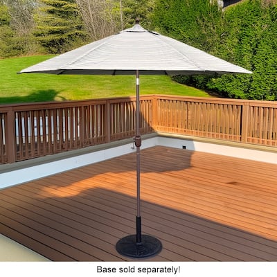 Tropishade 9' Market Umbrella with Sunbrella 14017-01 Refine Cactus