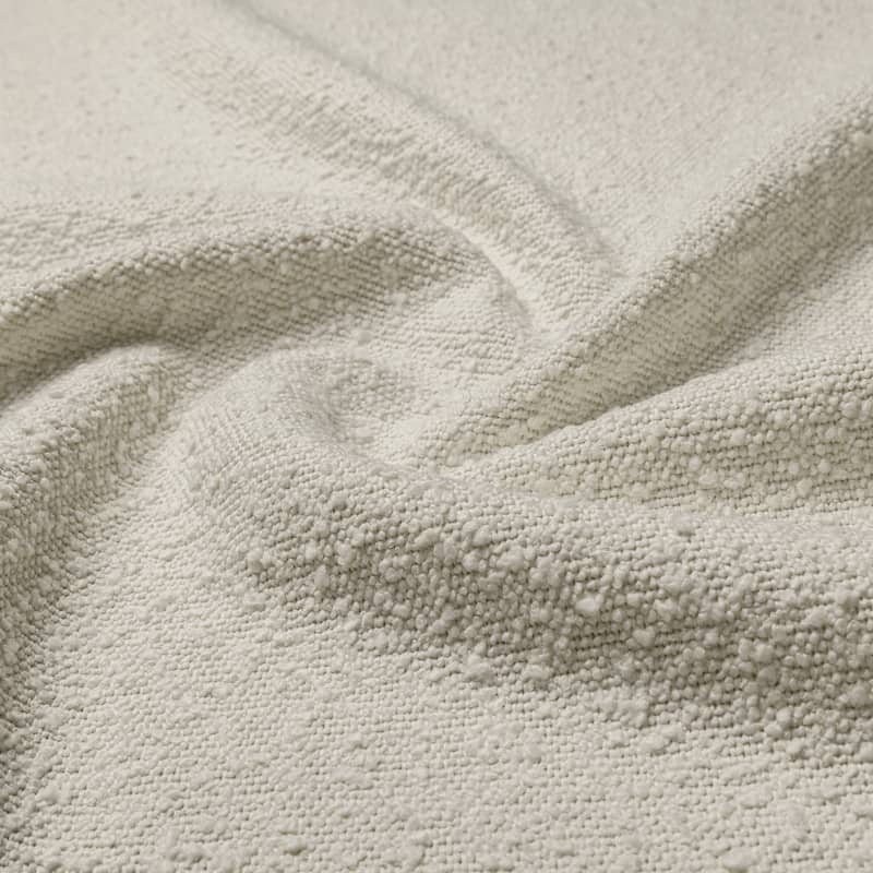 WYNDENHALL Cara 89 inch Wide Contemporary Sofa in Vanilla Cream Boucle Performance Fabric - 88.5" W x 39.25" D x 28.75" H