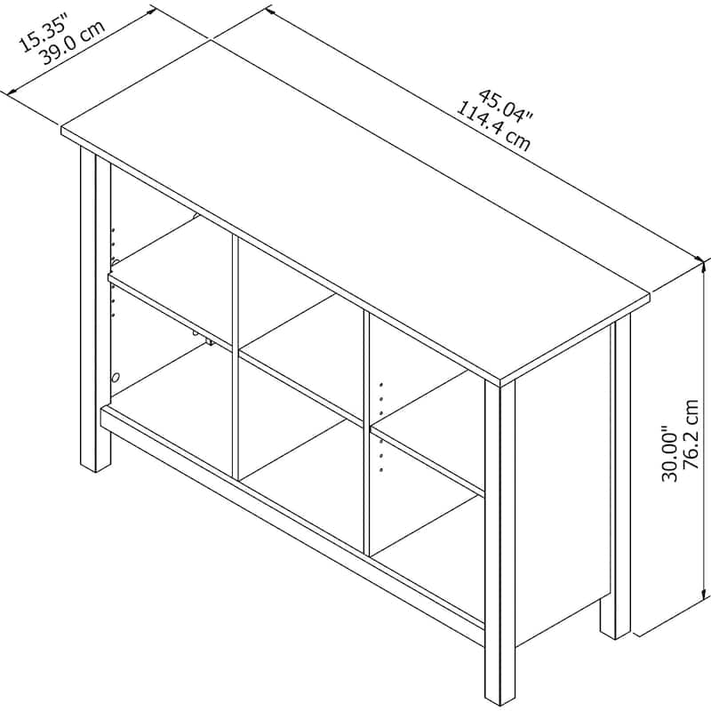 Broadview 6 Cube Organizer by Bush Furniture
