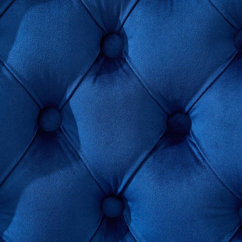 Roomfitters Adjustable Velvet Bar Stools Set of 2, Tufted Swivel Counter Stools with Chrome Base and Diamond Pleating