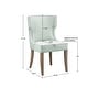 preview thumbnail 27 of 26, Madison Park Fillmore Upholstered Wingback Dining Chair