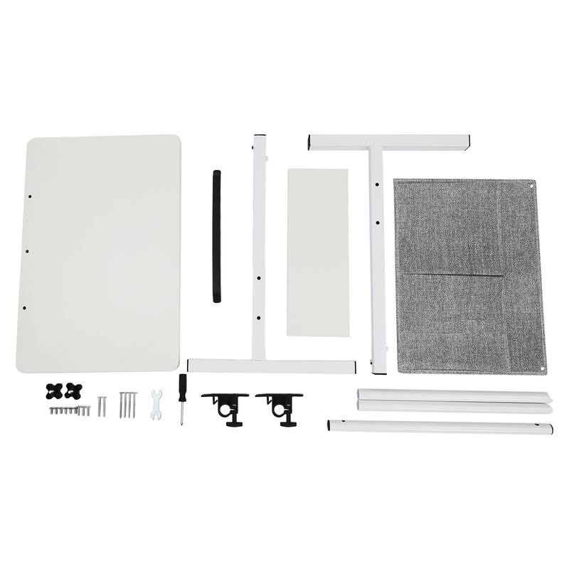 Adjustable Height Standing Desk Rolling Laptop Desk