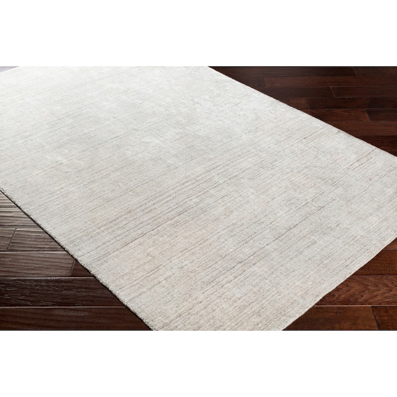 Belmont Handmade Heathered Wool Blend Area Rug