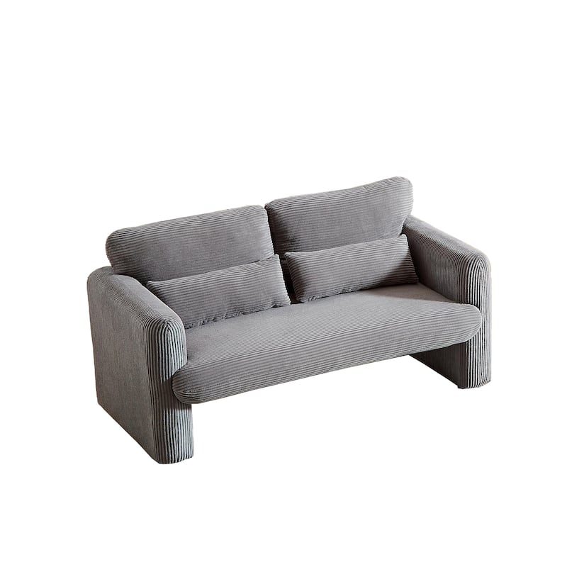 GDFStudio - Emiliano Sofa Set in Premium Corduroy with Elegant Design and Superior Comfort