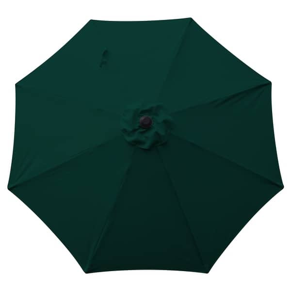 evergreen patio umbrella PURPLE LEAF Outdoor 8' x 8' Square Sun Protection Turquoise Unrivaled in its size and beauty Maison Arts 15ft Patio Umbrella