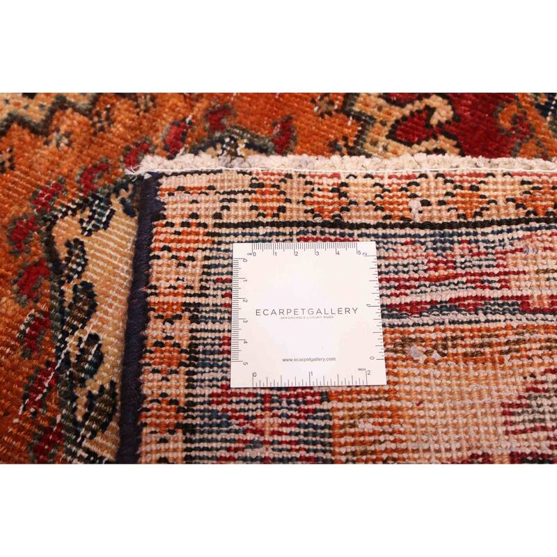 ECARPETGALLERY Hand-knotted Melis Vintage Red Wool Rug - 4'9 x 7'5