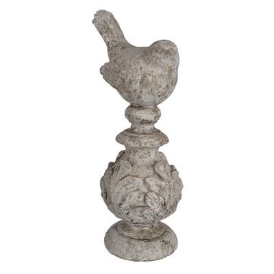 A&B Home Danna Rustic Bird Finial Accent