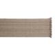 DII Variegated Taupe Fringe Table Runner 13x72