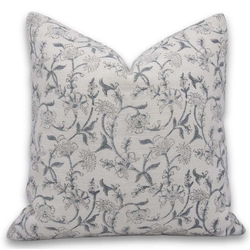 Linen Bohemian Block print pillow Cover- Jaldhara