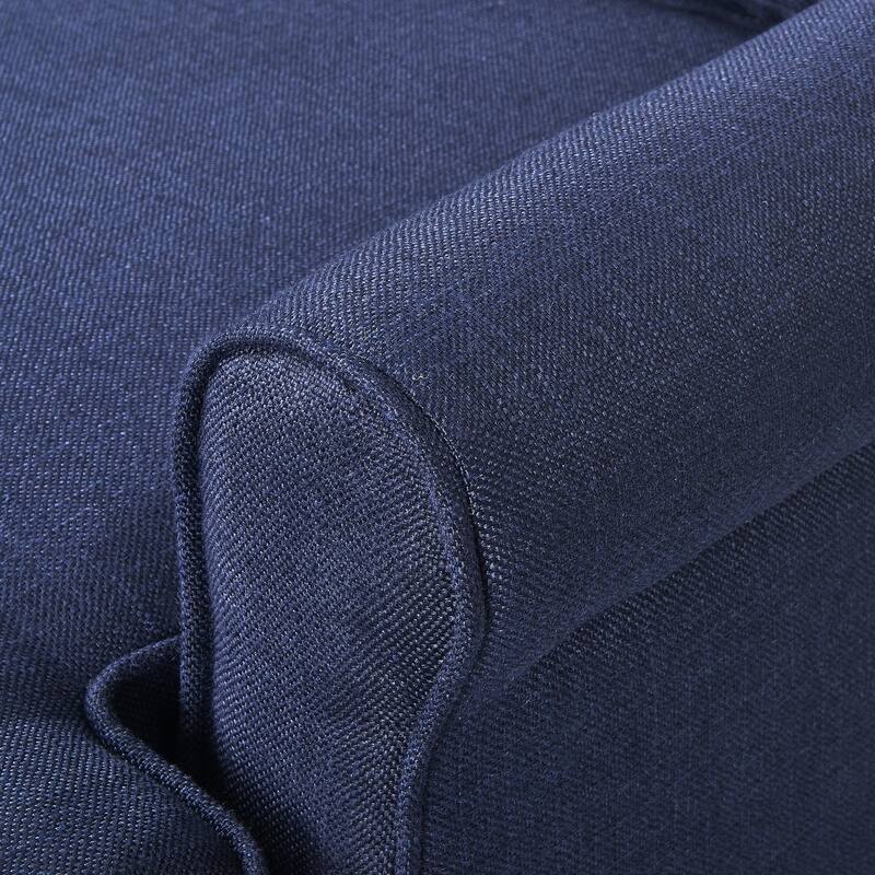 Serta Copenhagen 73" Sofa Couch for Two People, Pillowed Back Cushions and Rounded Arms, Durable Modern Upholstered Fabric