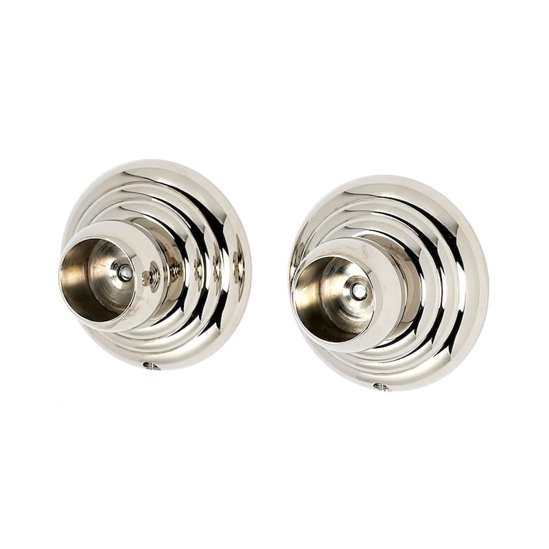 Alno Embassy Series Shower Rod Mounting Bracket Set - Polished Nickel