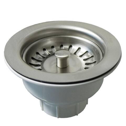 Brushed Nickel 3.5-inch Basket Strainer