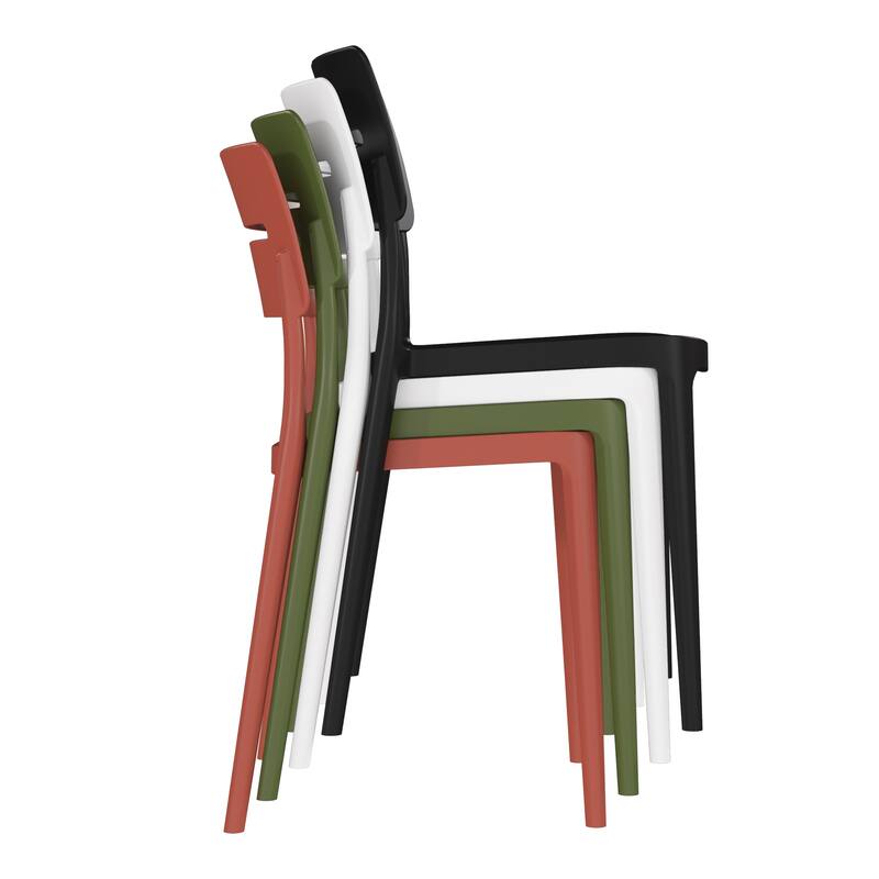 Frond and Form 4-Person Outdoor Square Dining Set