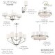 preview thumbnail 2 of 16, Sutton By Robin Baron - Semi Flush And Pendant