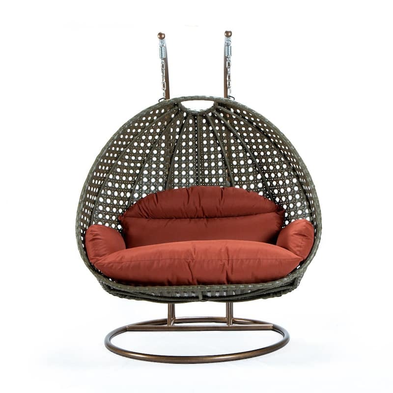 2-Person Hanging Egg Chair Cushion - Durable, Soft Outdoor Swing Seat Replacement - All Colors