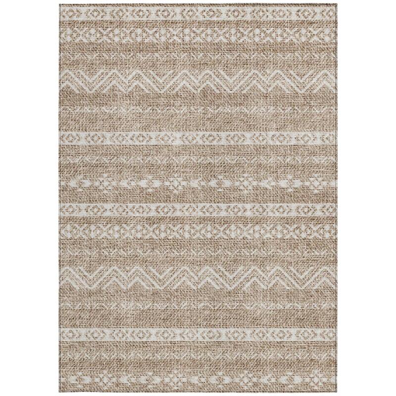 HomeRoots Southwestern Transitional Rectangle Outdoor Rug