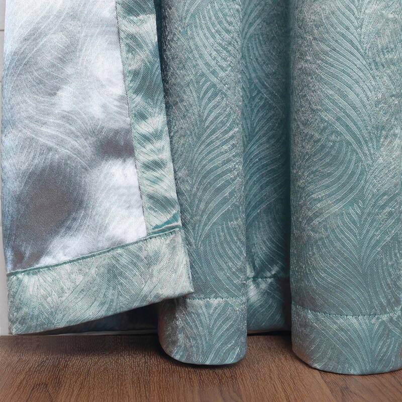Superior Waverly Washable Room Darkening Curtains, Set of 2 Panels