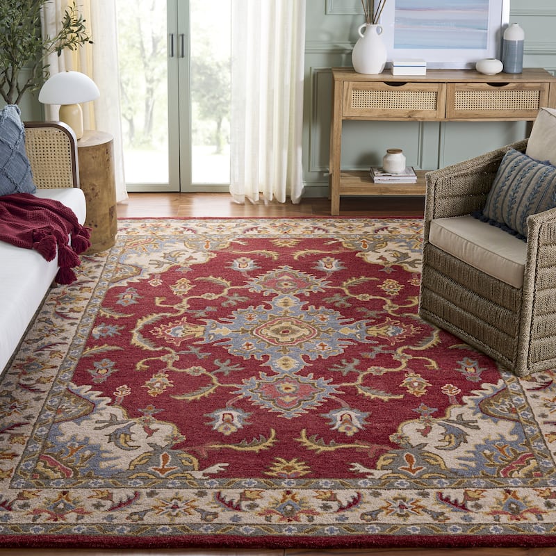 SAFAVIEH Handmade Antiquity Talvikki Traditional Oriental Wool Rug