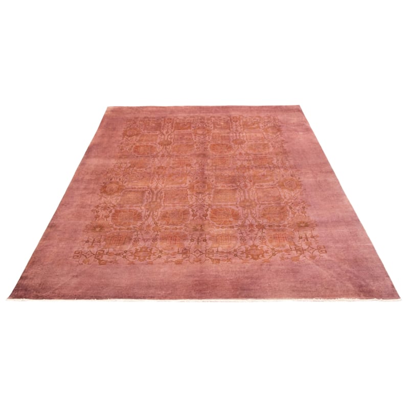 ECARPETGALLERY Hand-knotted Vibrance Violet Wool Rug - 8'10 x 11'6