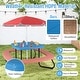 preview thumbnail 29 of 27, Costway Kids Picnic Table Outdoor Activity Table with Adjustable & - See Details