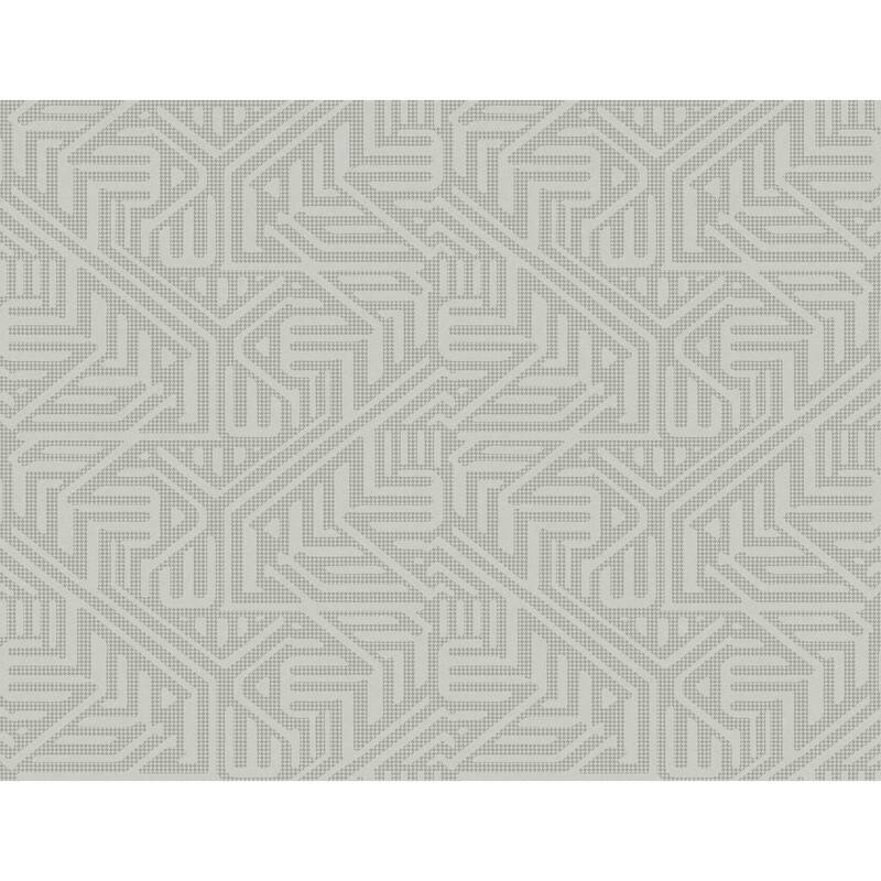 A-Street Prints Nambiti Grey Geometric Wallpaper