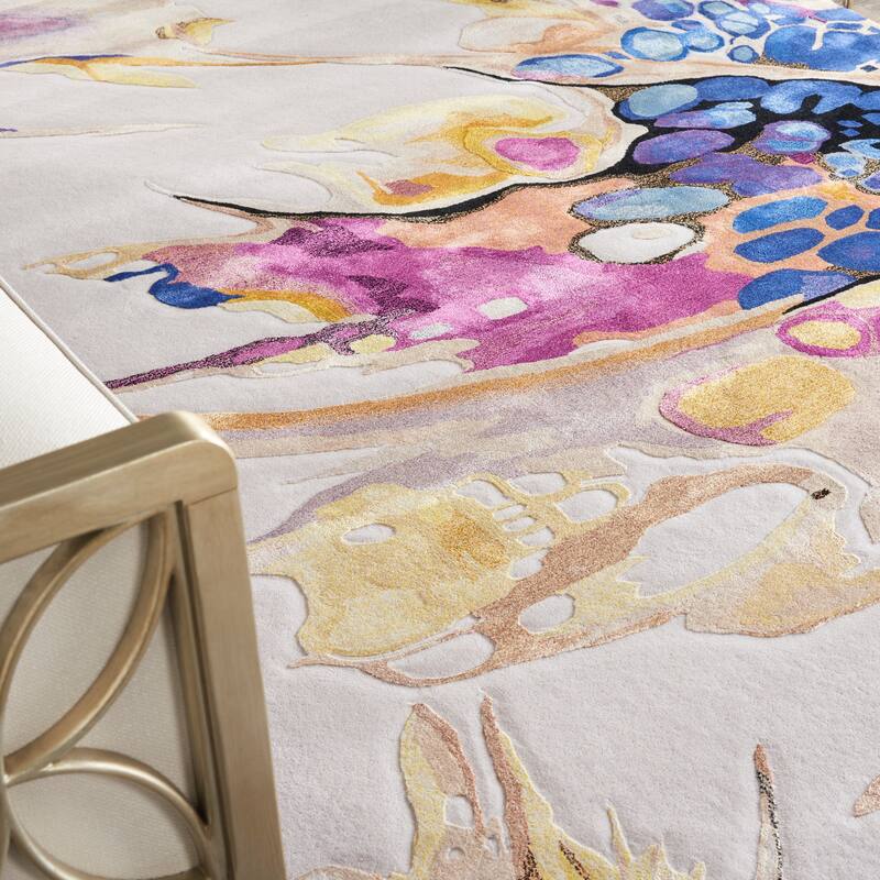 Nourison Prismatic Modern Abstract Floral Area Rug