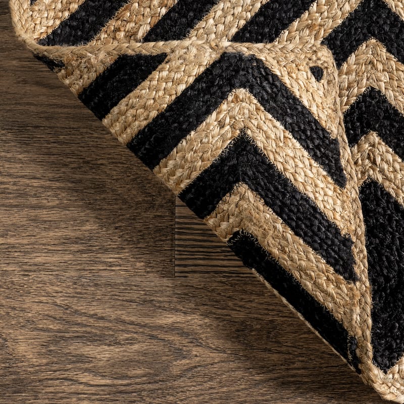 Dogwood Tiled Jute Area Rug