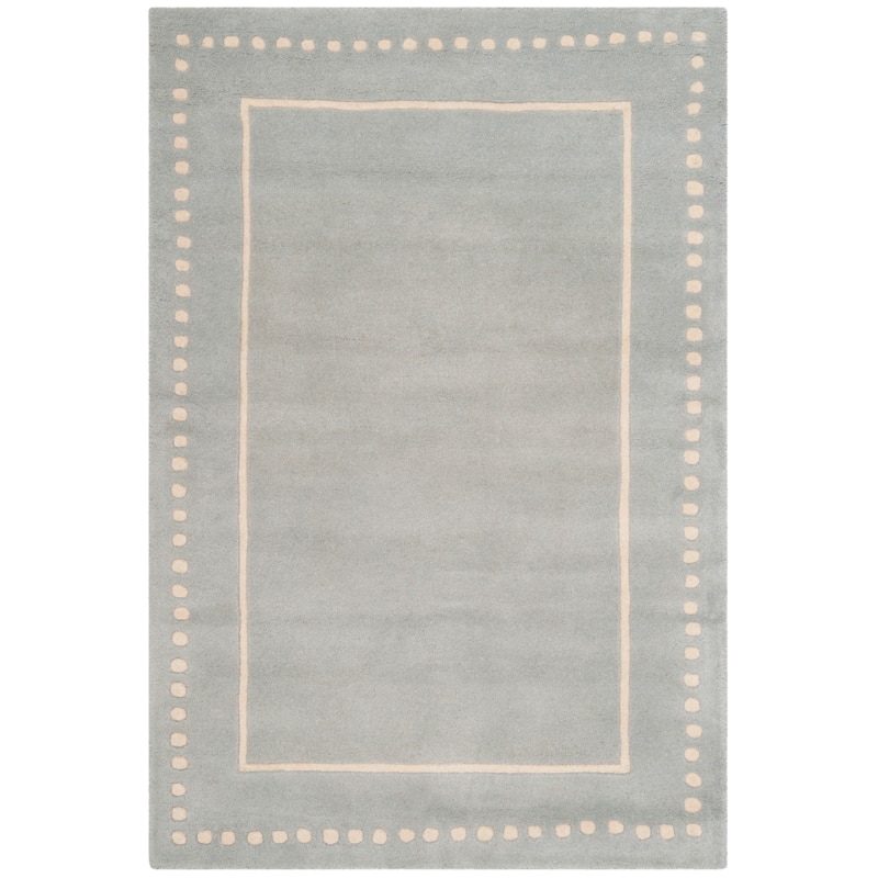 SAFAVIEH Handmade Bella Alverta Dotted Border Wool Rug