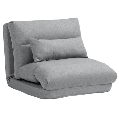 Modern 27.6" Folding Upholstered Chaise Lounges Chair with Pillow for Living Room