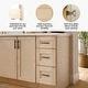 preview thumbnail 17 of 24, Design House Brookings Kitchen Base Cabinet, Unfinished Birch, Birch, 15"