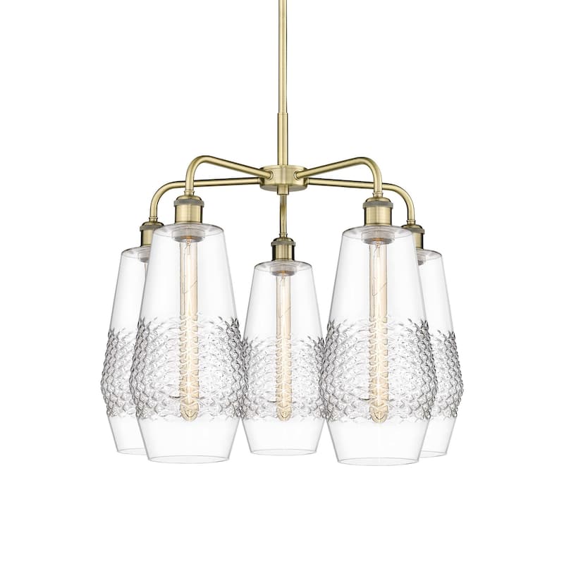 Innovations Lighting 516-5CR-22-25 Windham Chandelier Windham 5 Light