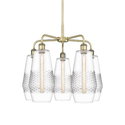 Innovations Lighting 516-5CR-22-25 Windham Chandelier Windham 5 Light
