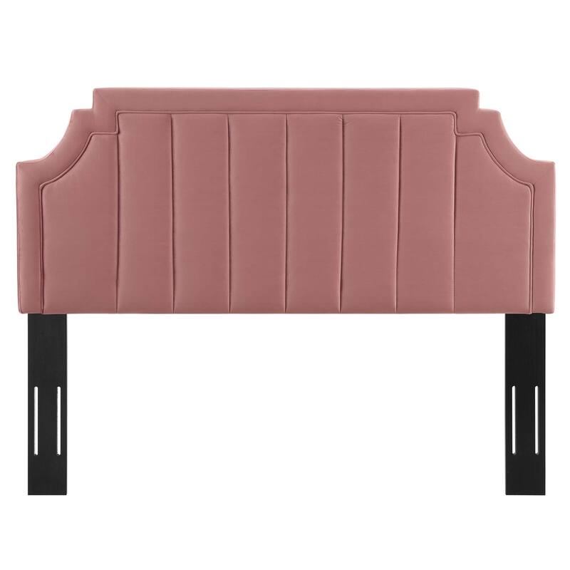 Alyona Channel Tufted Performance Velvet Full/Queen Headboard