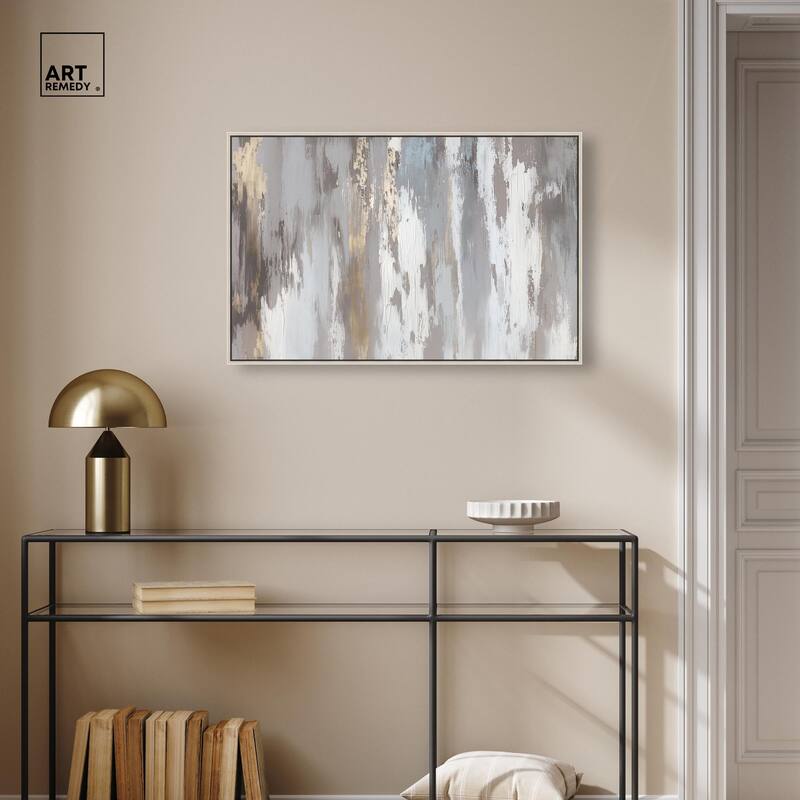 Flooding Gold I Canvas by Art Remedy