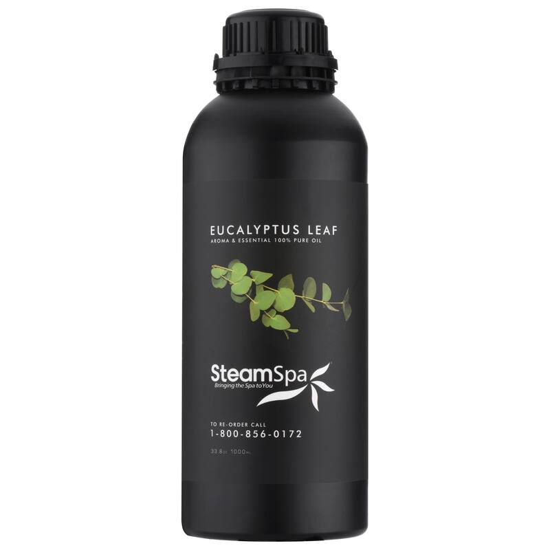 SteamSpa G-OILEUC1K Eucalyptus Aromatherapy Oil for Steam Shower - Natural