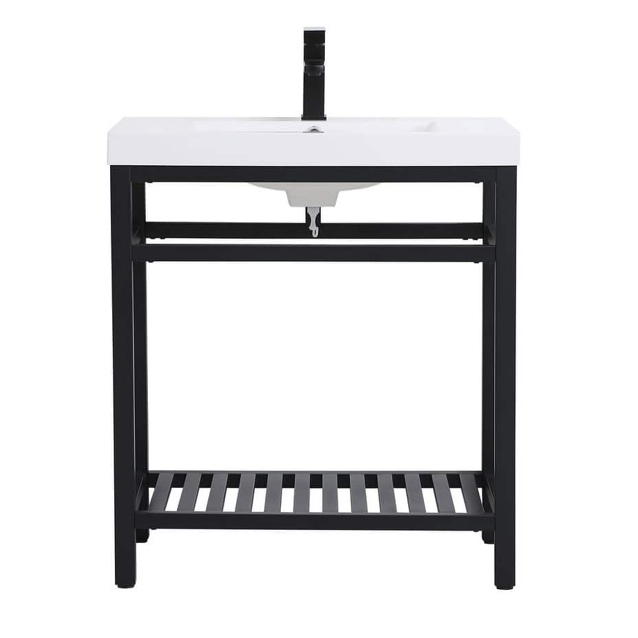 Elegant Lighting VF14030 Raya 30" Specialty Cast Iron Console Bathroom