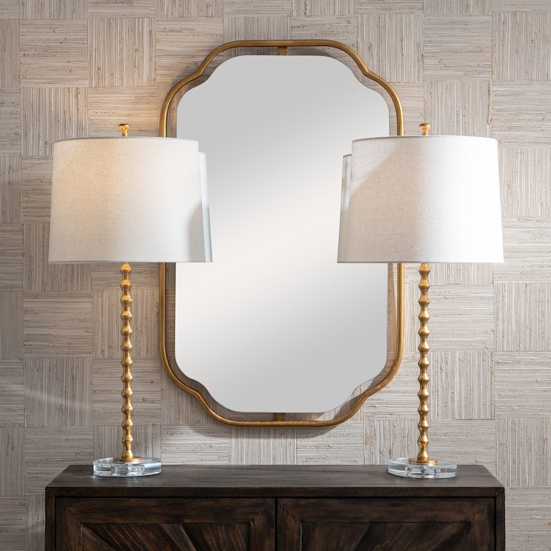 Rustic Table Lamp, Set of 2 - 13"D x 13"W x 29"H