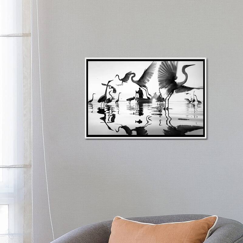 iCanvas "Circle of life" by Moises Levy Framed Canvas Print
