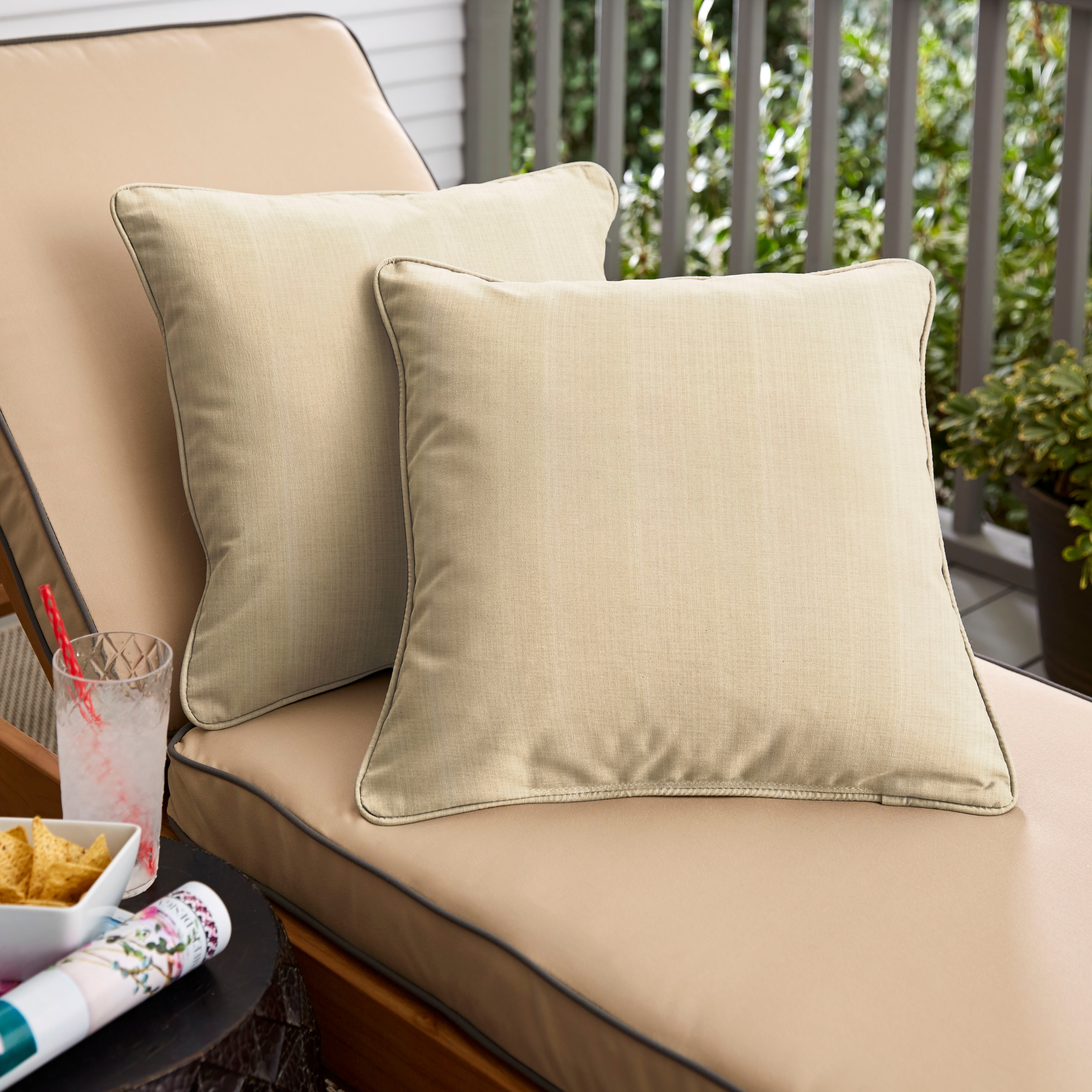 SUNBRELLA DUPIONE Custom Window/ Bench Cushion 60" or smaller width ,Box Style 