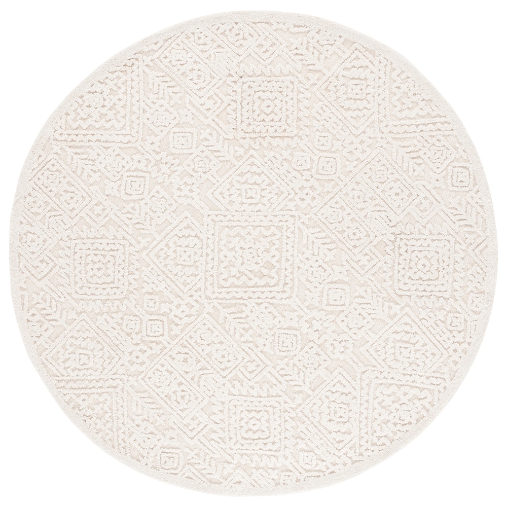 SAFAVIEH Handmade Textural Treena Contemporary Wool Rug