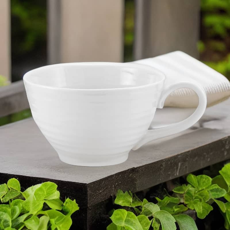 Portmeirion Set of 4 Sophie Conran White Jumbo Cups