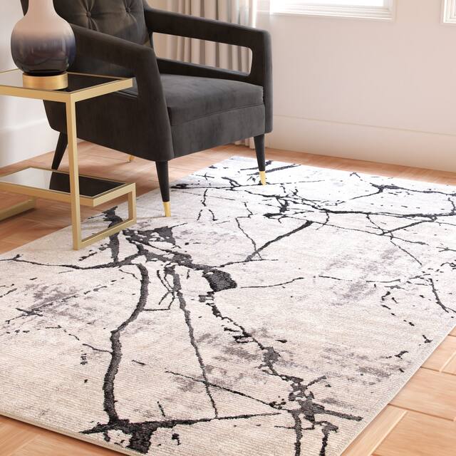 SAFAVIEH Amelia Fietje Modern Abstract Distressed Rug