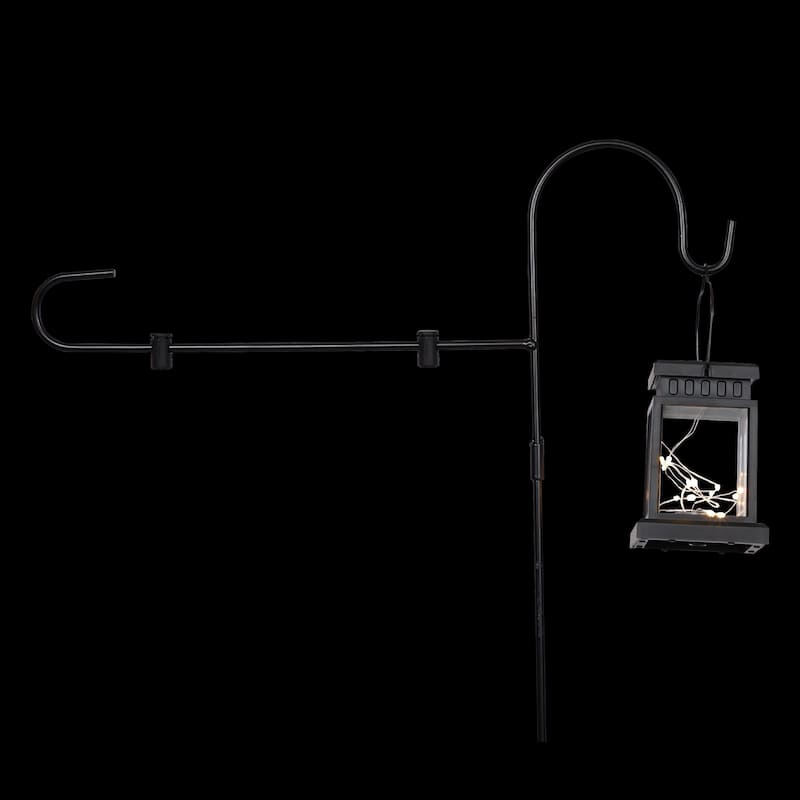 Alpine Corporation Decorative Garden Flag Holder Stakes, Outdoor Metal Flagpole Stands Design for Patio & Garden Décor